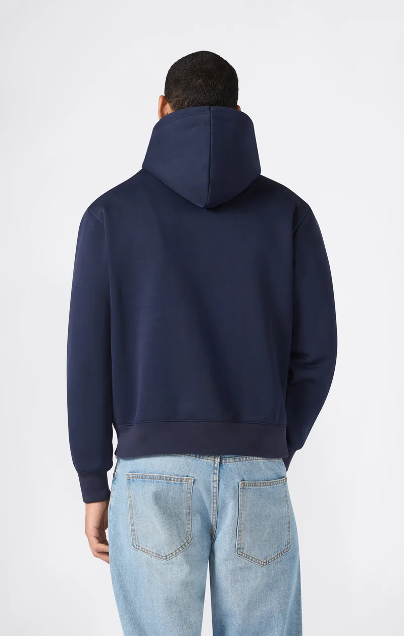 Men’s Hooded Sweatshirt with C Logo and Brushed Interior