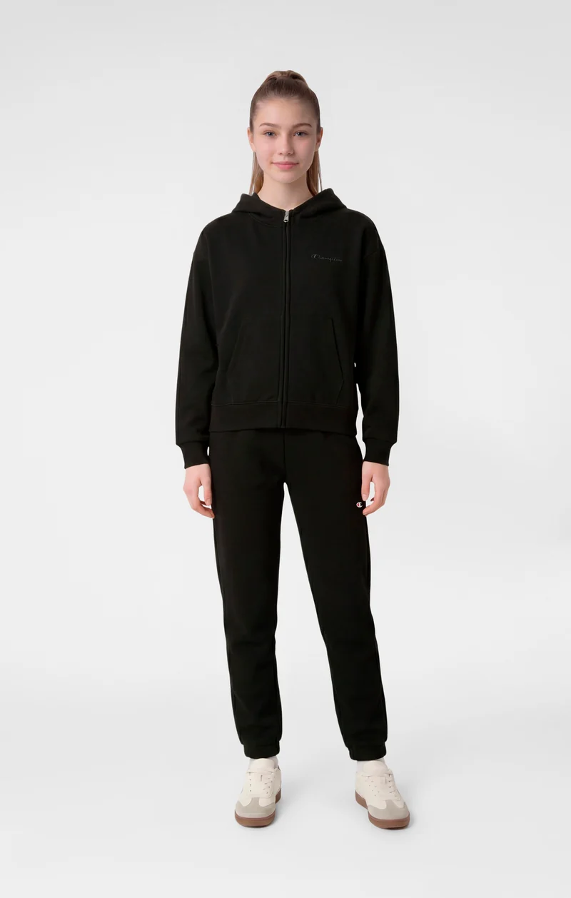 Girls’ Slim Straight Hem Trousers with Brushed Interior