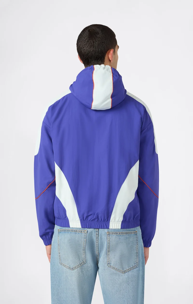 Men’s Full-Zip Hooded Nylon Jacket