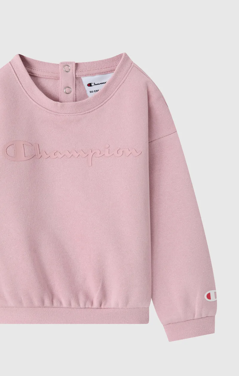 Baby Fleece Sweatsuit with Ribbed Cuffs