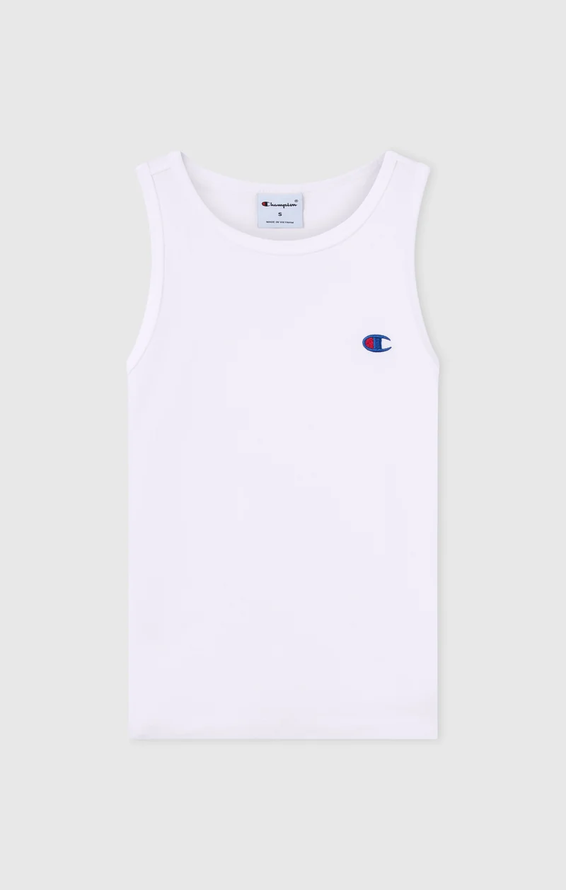 Women’s Stretch Jersey Crop Tank Top with C Logo