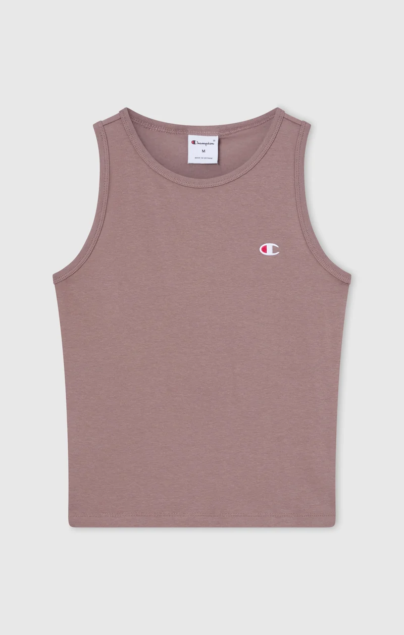 Women’s Stretch Jersey Crop Tank Top with C Logo
