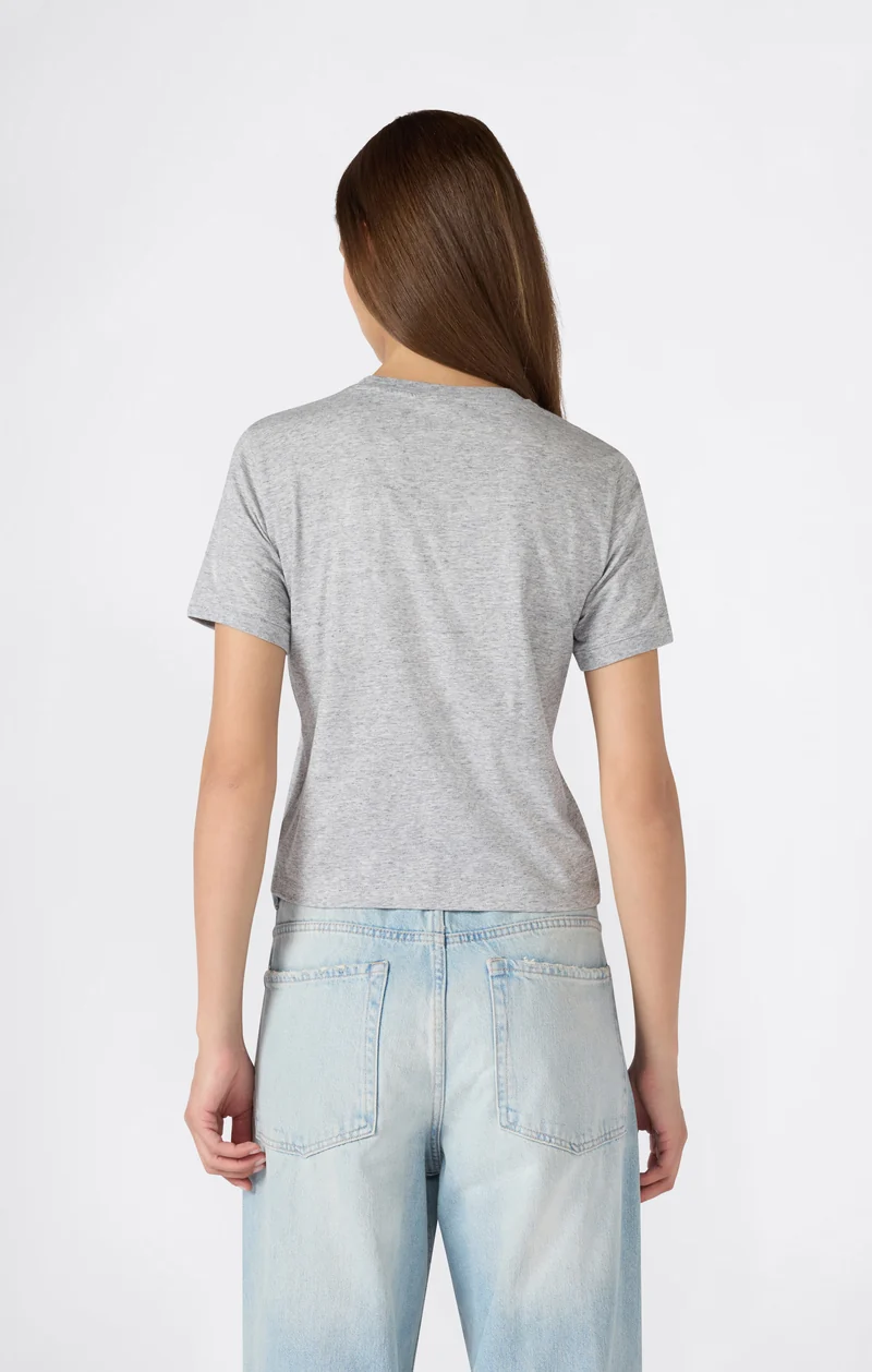 Women’s Stretch Jersey Crop T-Shirt with C Logo