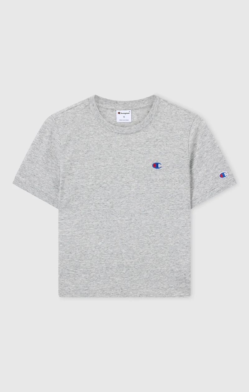 Women’s Stretch Jersey Crop T-Shirt with C Logo