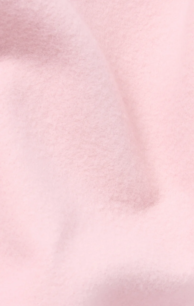Girls’ Crewneck Sweatshirt with Maxi Logo and Brushed Interior