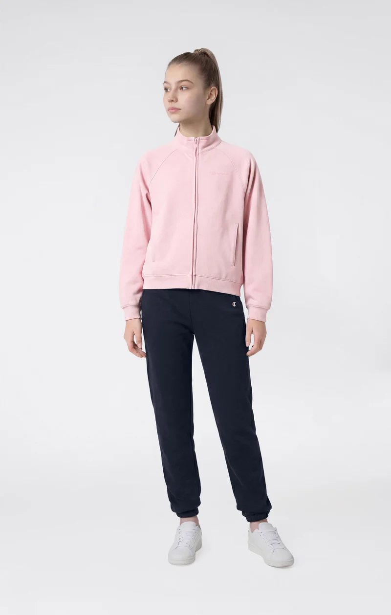 Girls' Full-Zip Tracksuit with Brushed Inside
