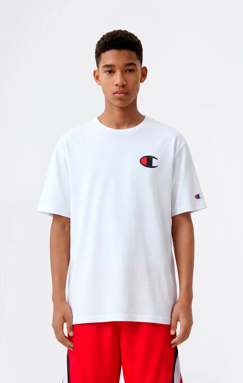 Boys' T-Shape T-Shirt with Maxi Back Logo