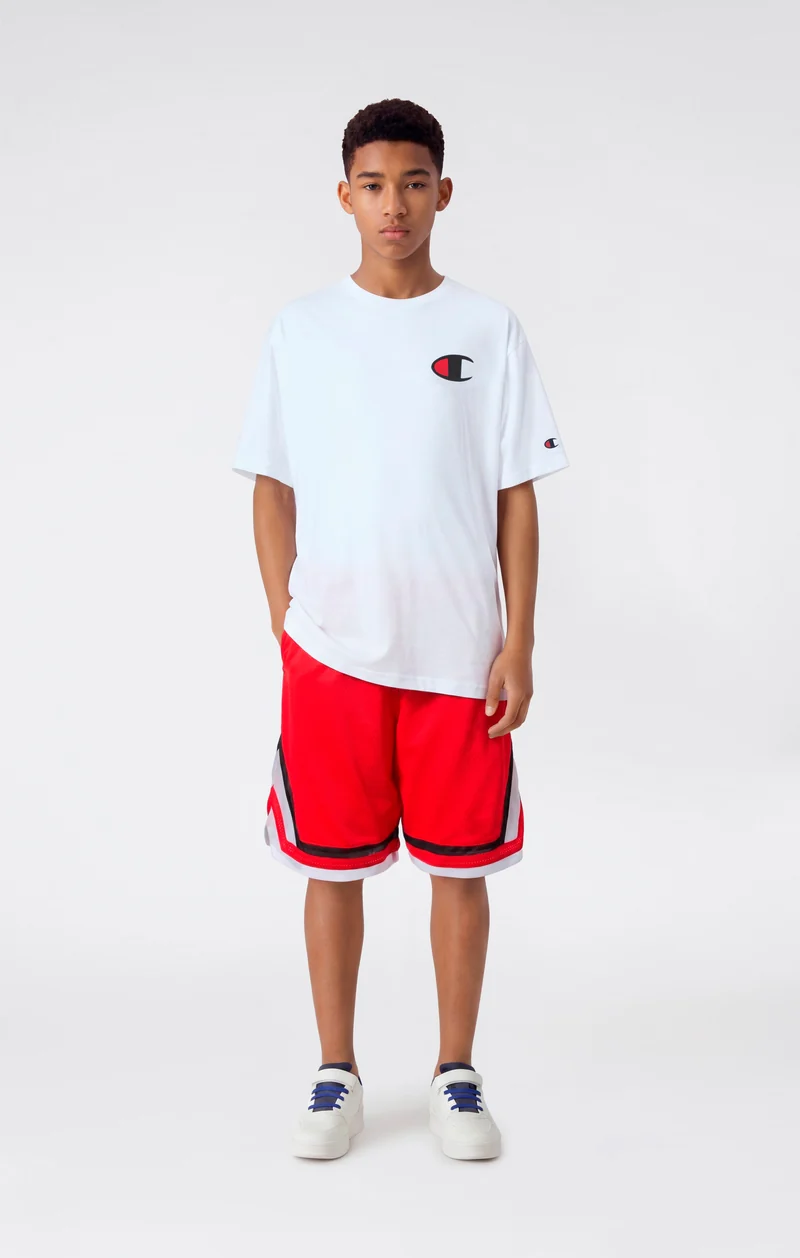 Boys' T-Shape T-Shirt with Maxi Back Logo