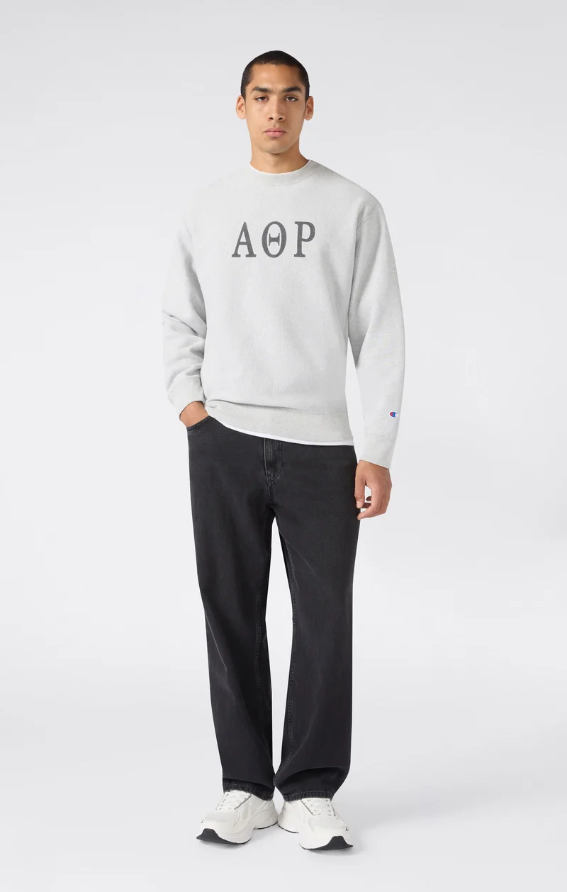 Men’s Reverse Weave Reversible Crewneck Sweatshirt with Brushed Interior