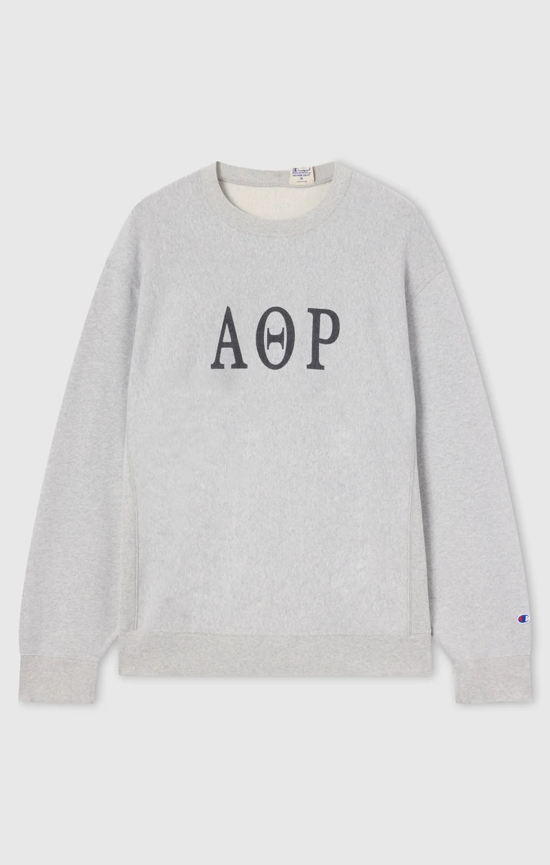 Men’s Reverse Weave Reversible Crewneck Sweatshirt with Brushed Interior