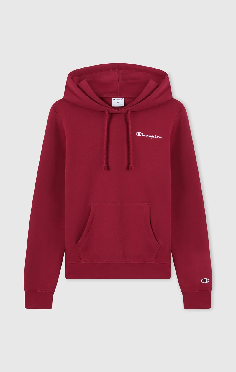 Women’s Fleece Hoodie with Small Embroidered Logo Icons