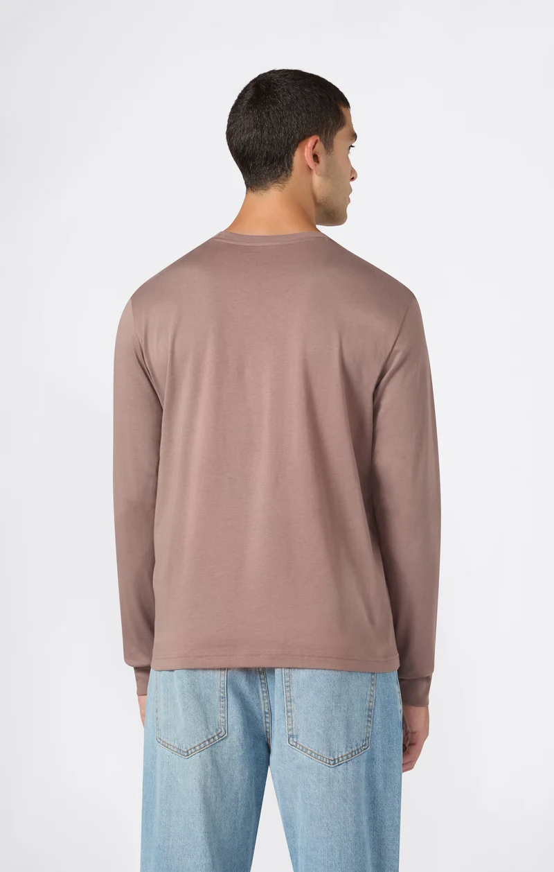Men’s Cotton Long Sleeve T-Shirt with C Logo
