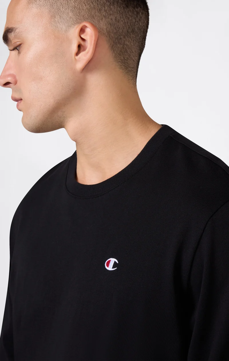Men’s Cotton Long Sleeve T-Shirt with C Logo