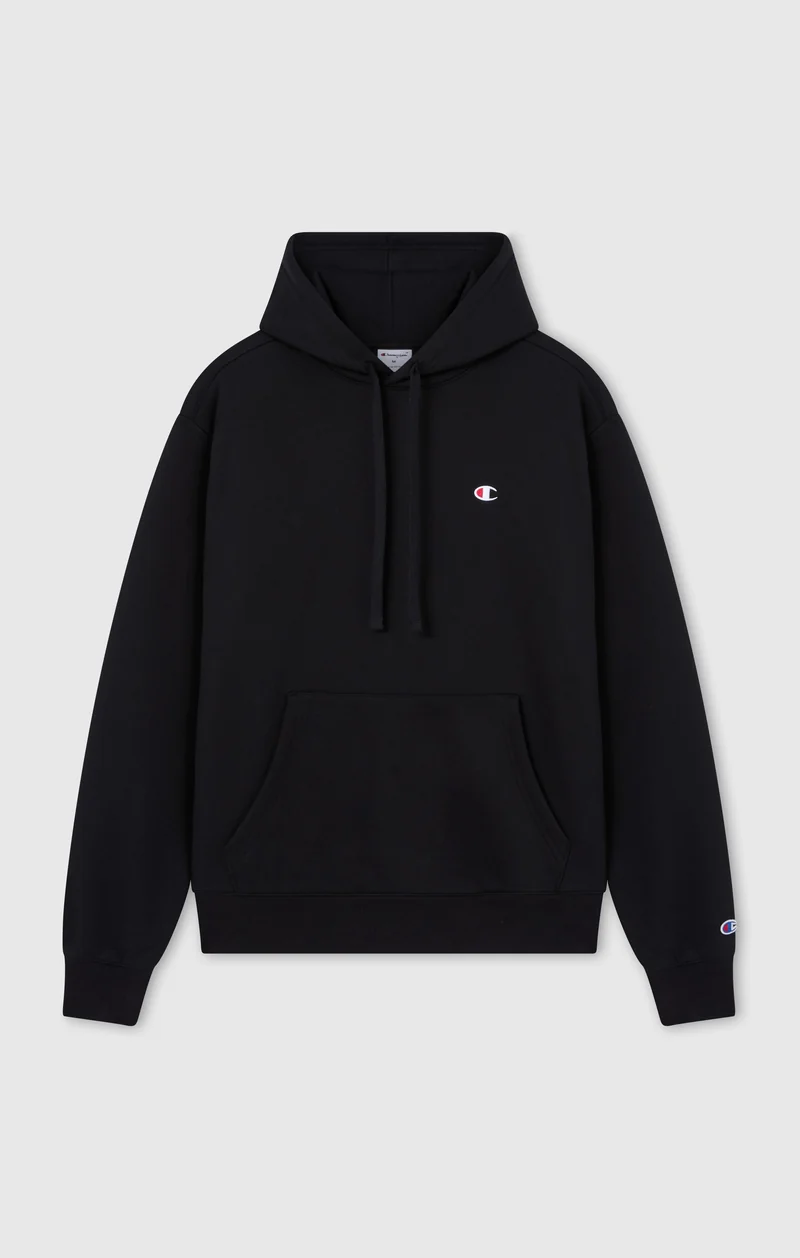 Men’s Hooded Sweatshirt with C Logo and Brushed Interior