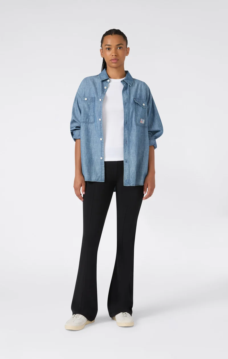 Women’s Stretch Cotton Flare Leggings
