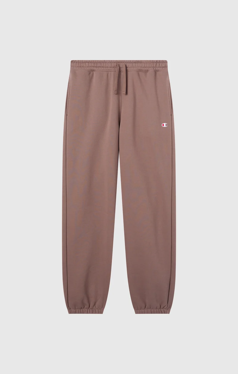Men’s Trousers with Elasticated Cuffs, C Logo and Brushed Interior