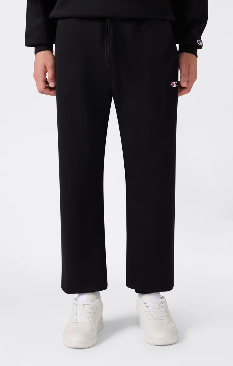 Men’s Trousers with Elasticated Cuffs, C Logo and Brushed Interior