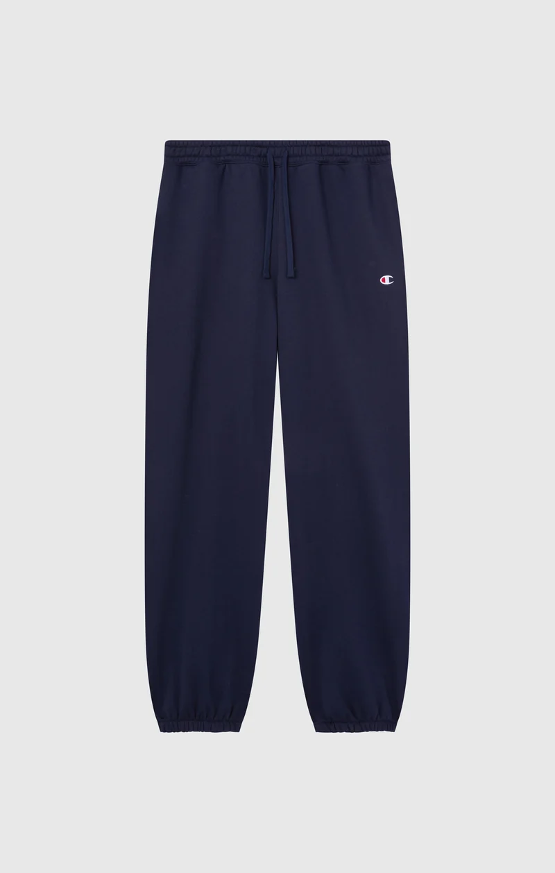 Men’s Trousers with Elasticated Cuffs, C Logo and Brushed Interior