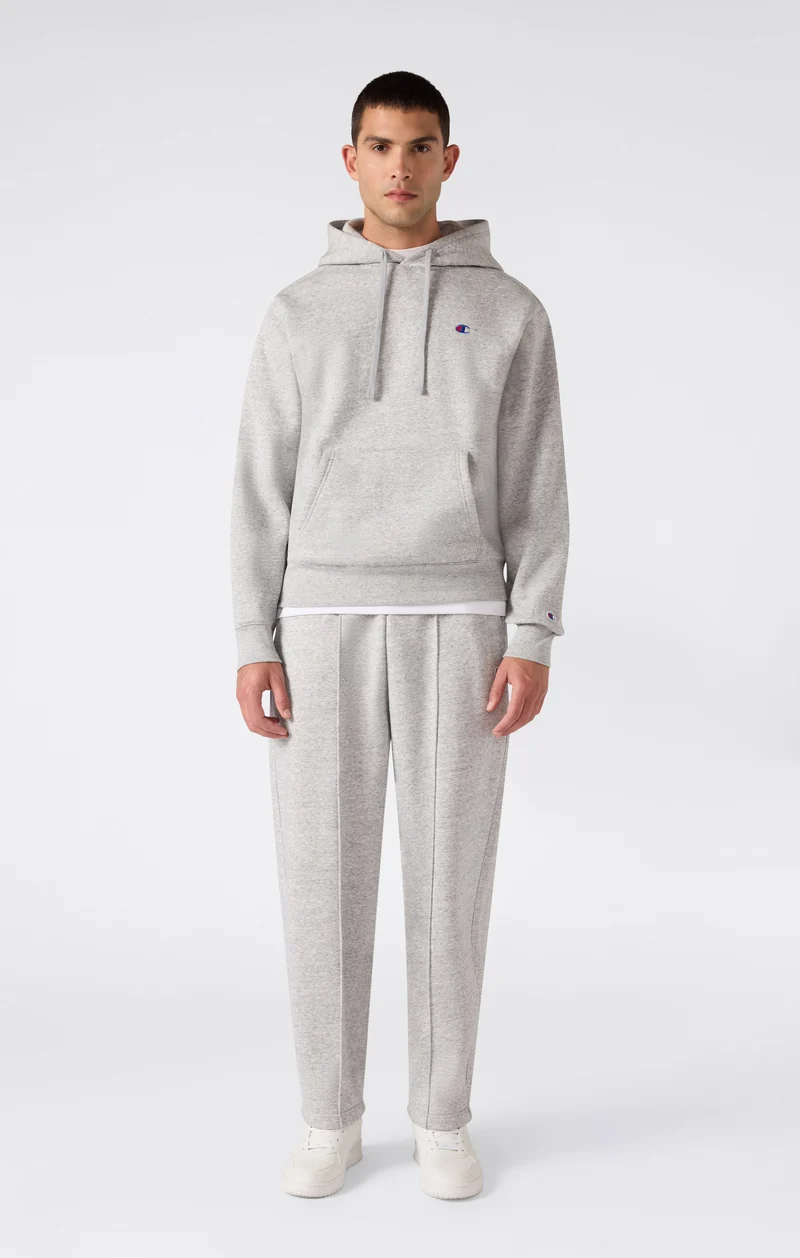 Men’s Hooded Sweatshirt with C Logo and Brushed Interior