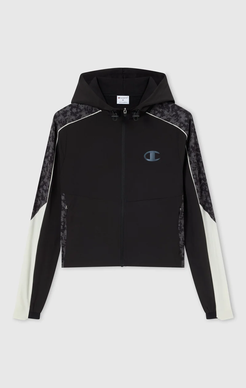 Women’s Cropped Full-Zip Hooded Sweatshirt