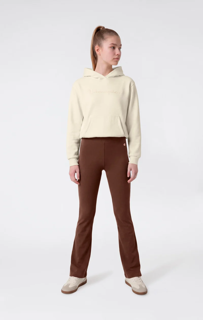 Girls’ Stretch Cotton Flare Leggings