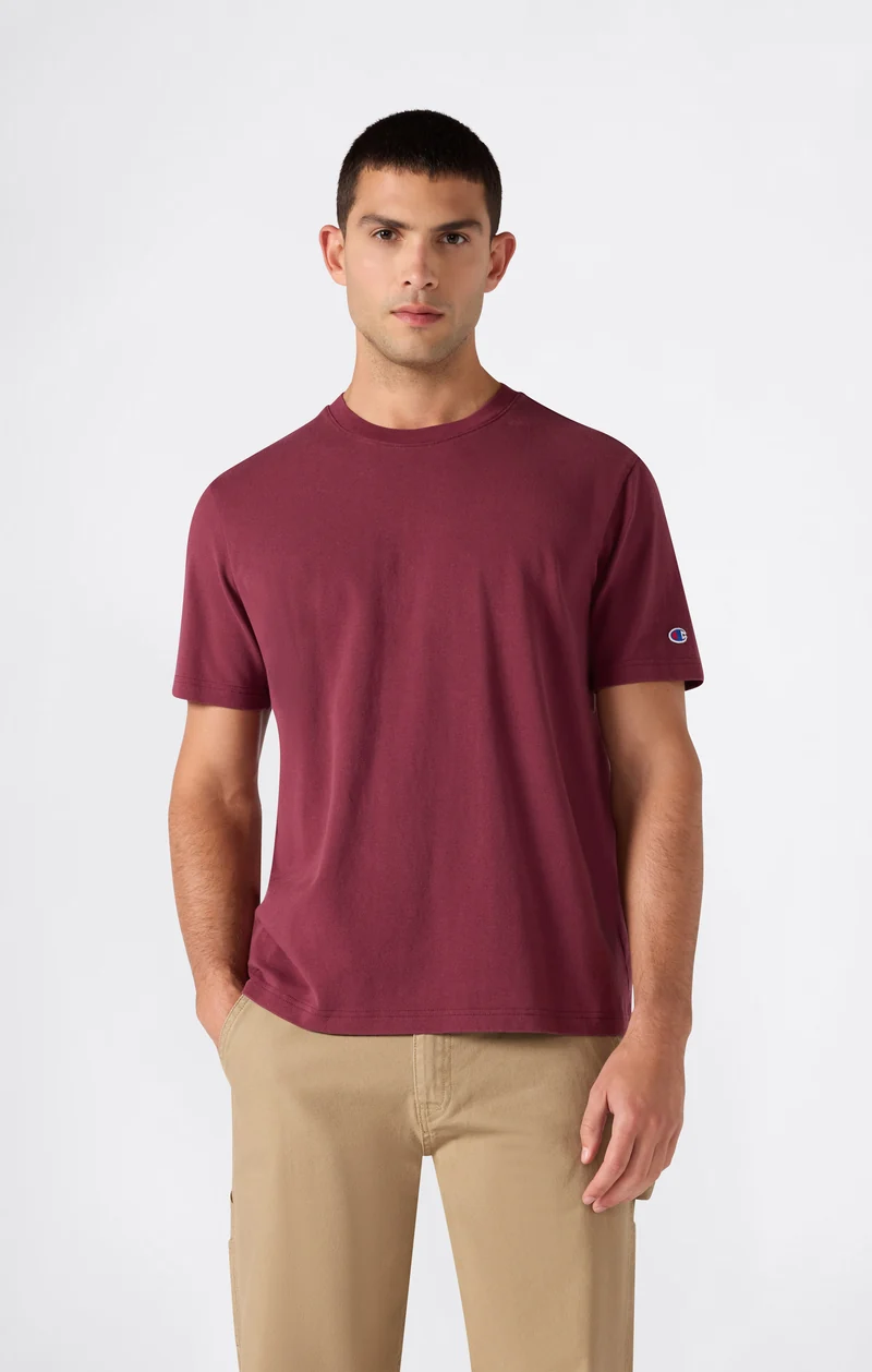 Men’s Heavy Cotton Basic T-Shirt with C Logo