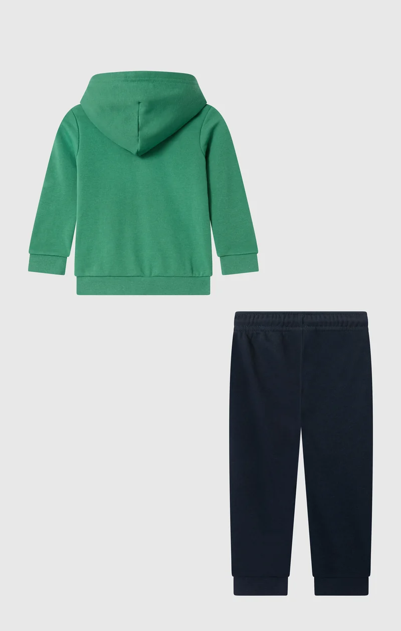 Baby Hooded Full Zip Tracksuit Set