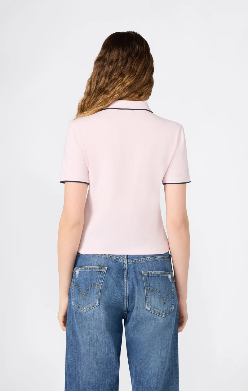 Women’s Cropped Polo Shirt