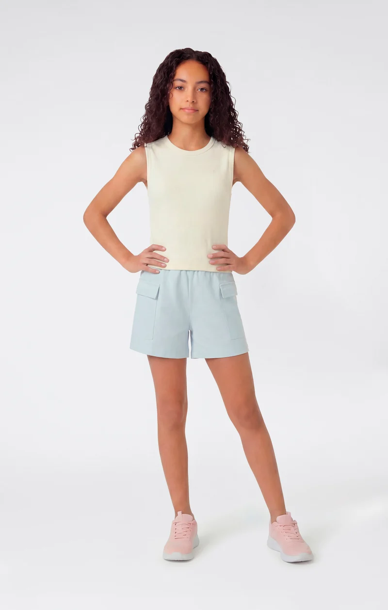 Girls’ Stretch Rib Tank Top Icons