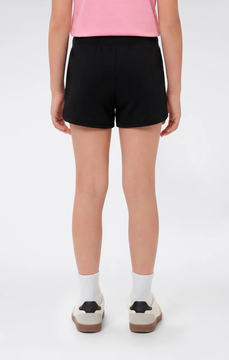 Girls’ Ribbed Cotton Shorts Icons
