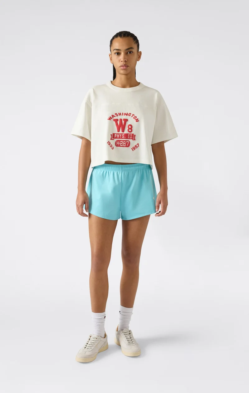 Women’s Cropped Crewneck T-Shirt Time Capsule