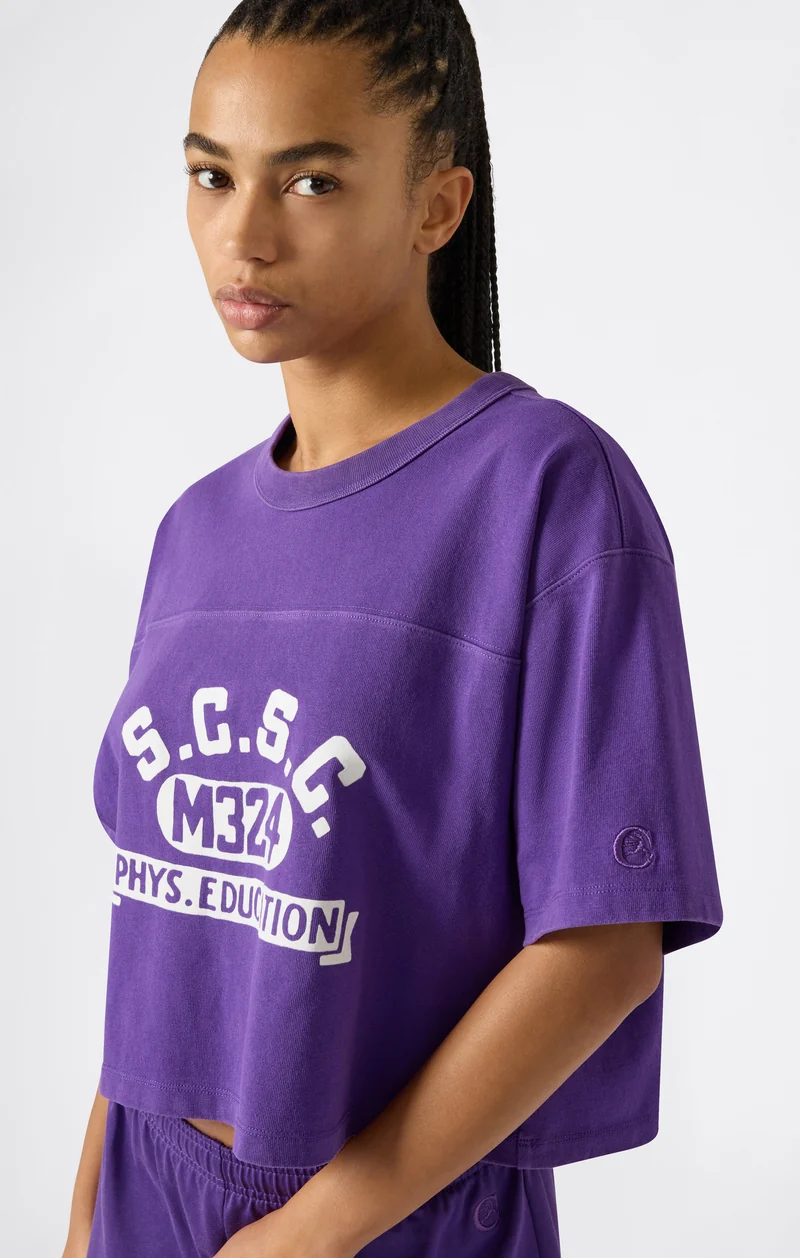 Women’s Cropped Crewneck T-Shirt Time Capsule