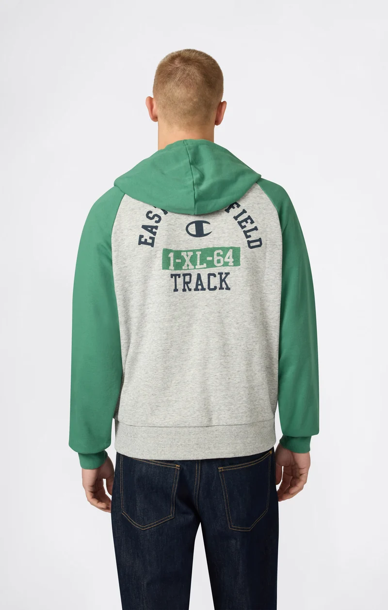 Men’s Relax Fit Full Zip Hooded Sweatshirt