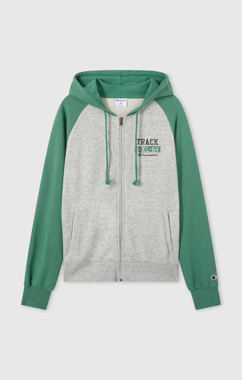 Men’s Relax Fit Full Zip Hooded Sweatshirt
