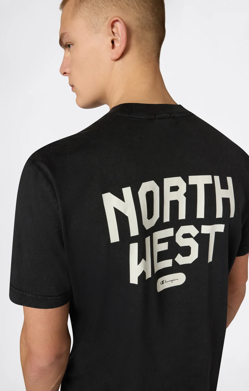 Men’s East West T-Shirt with Front and Back Graphic