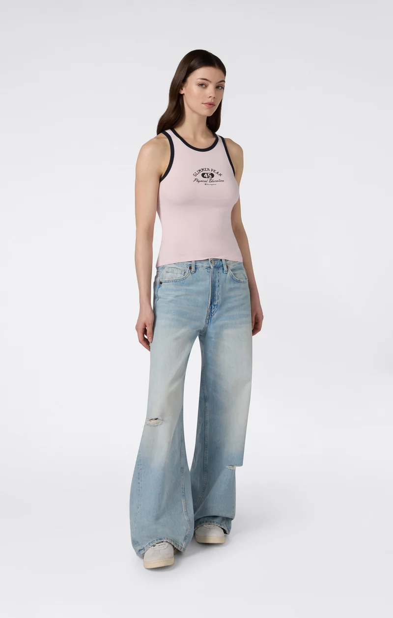 Women’s Ringer Tank Top with Graphic