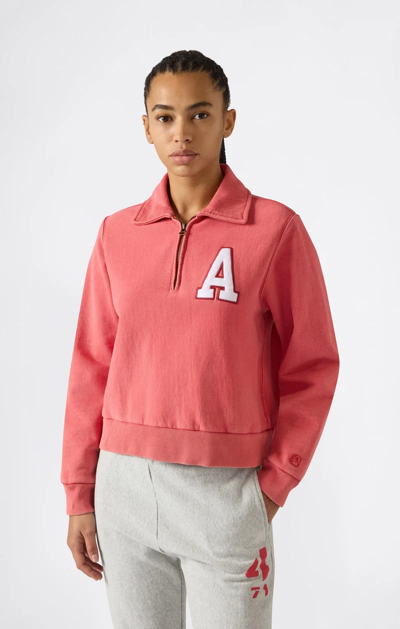 Women’s Reverse Weave Half Zip Sweatshirt Time Capsule