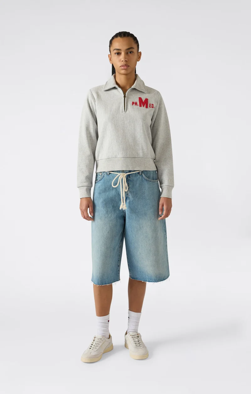 Women’s Reverse Weave Half Zip Sweatshirt Time Capsule