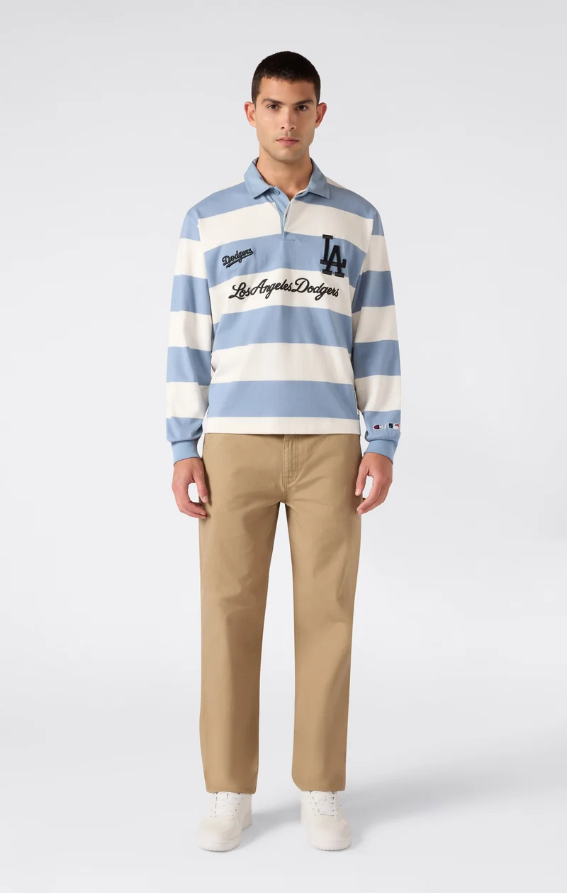 Men’s Champion x MLB Long Sleeve Polo Shirt