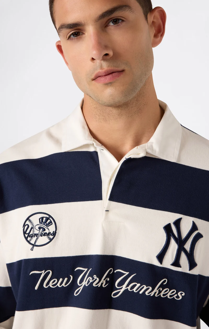 Men’s Champion x MLB Long Sleeve Polo Shirt