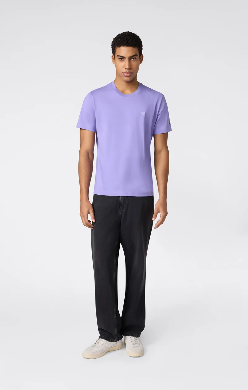 Men’s T-Shirt with Small C Embroidery Logo Icons