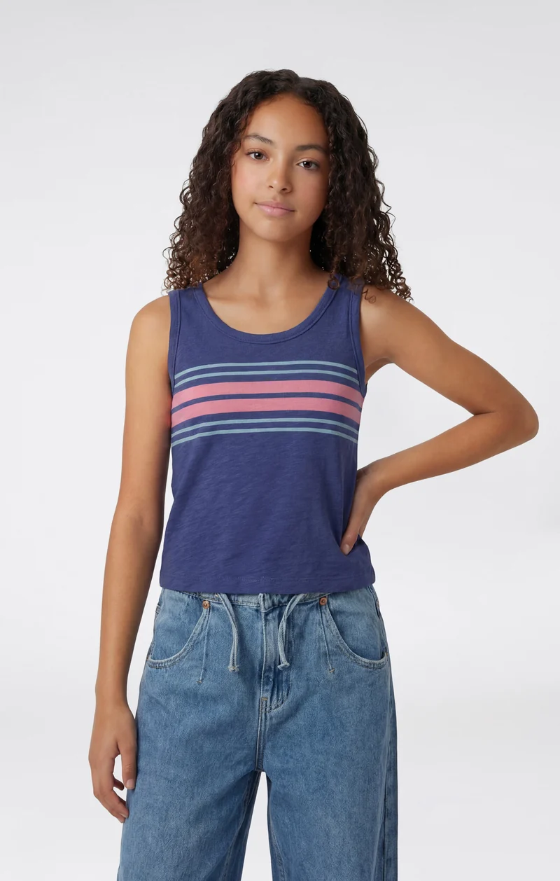 Girls’ Striped Tank Top