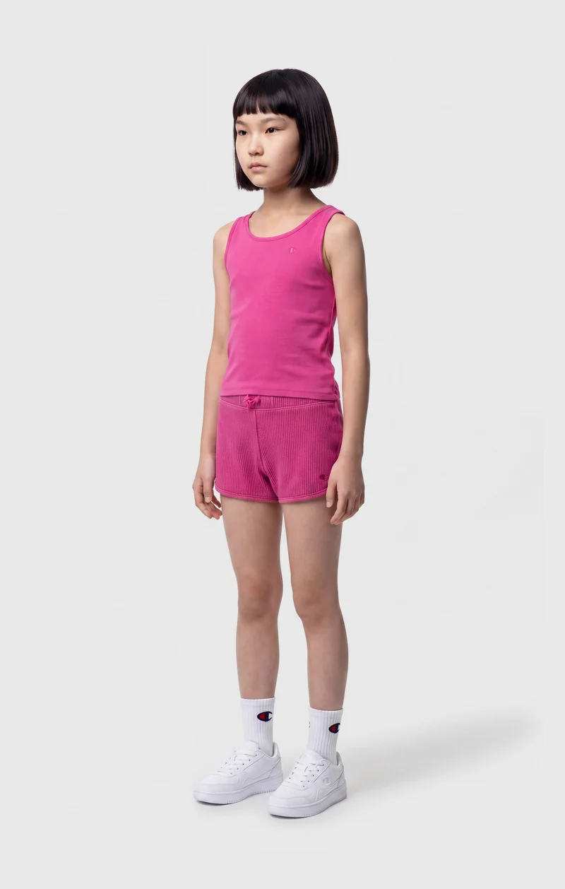 Girls’ Ribbed Cotton Tank Top