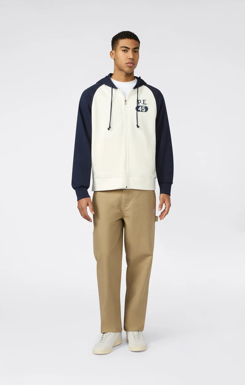 Men’s Relax Fit Full Zip Hooded Sweatshirt