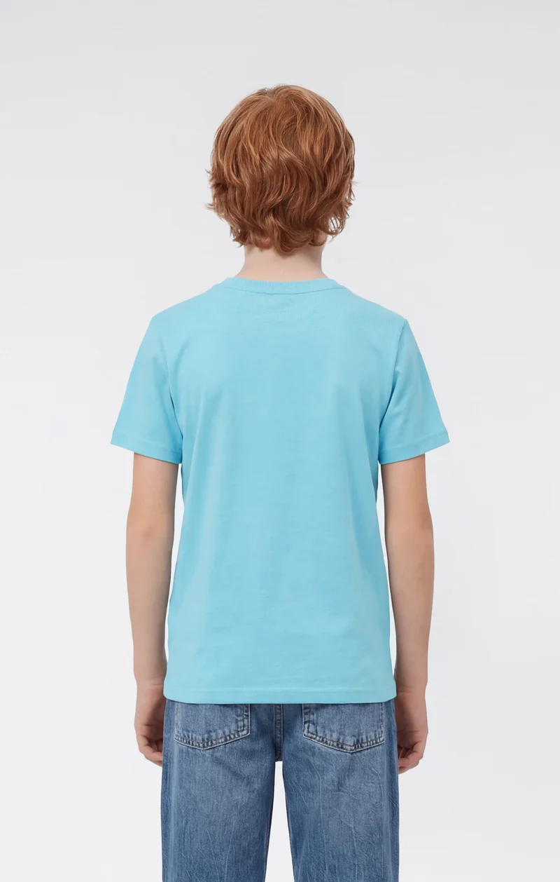 Boys’ Crewneck Small Script Logo T-Shirt Icons