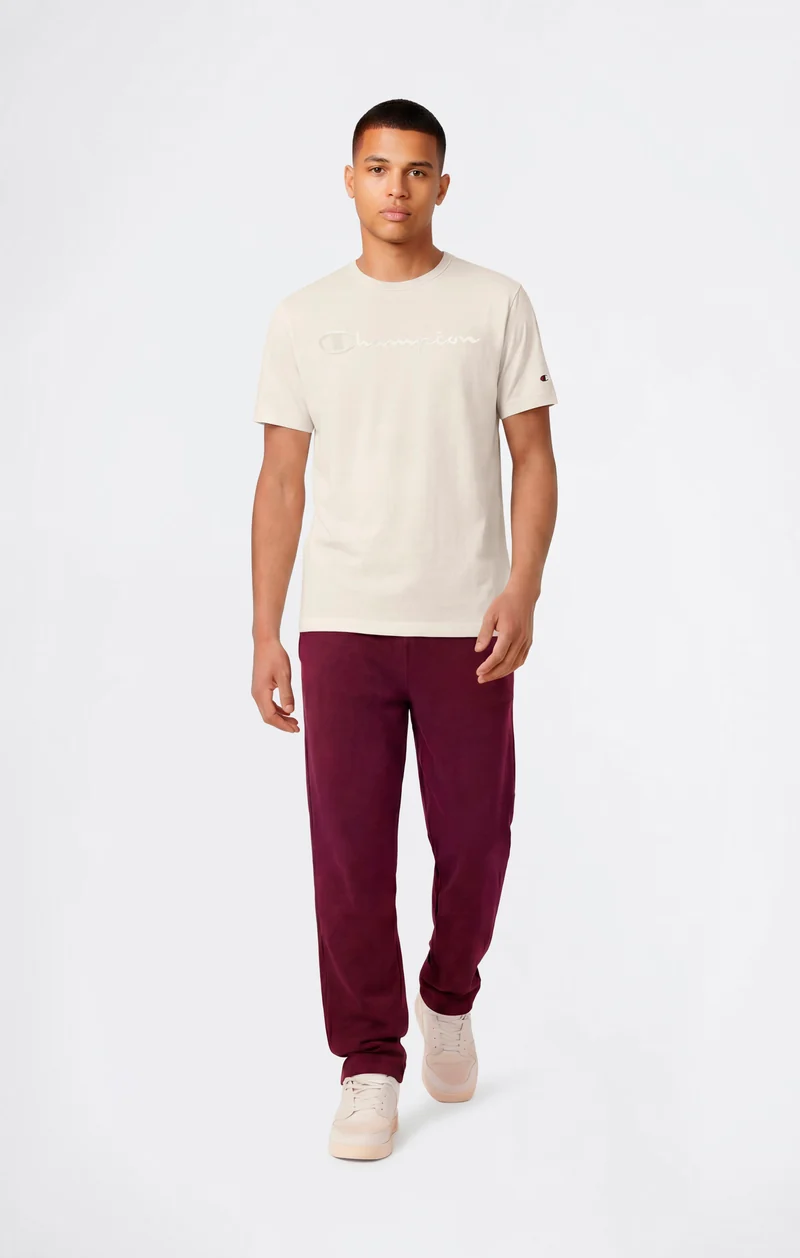 Men’s T-Shirt with Big Embroidery Logo Icons