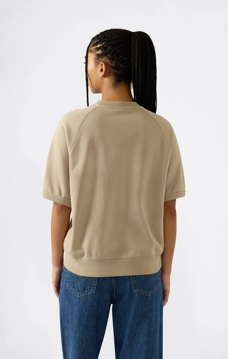 Women’s Lightweight Short Sleeve Crewneck Sweatshirt Icons