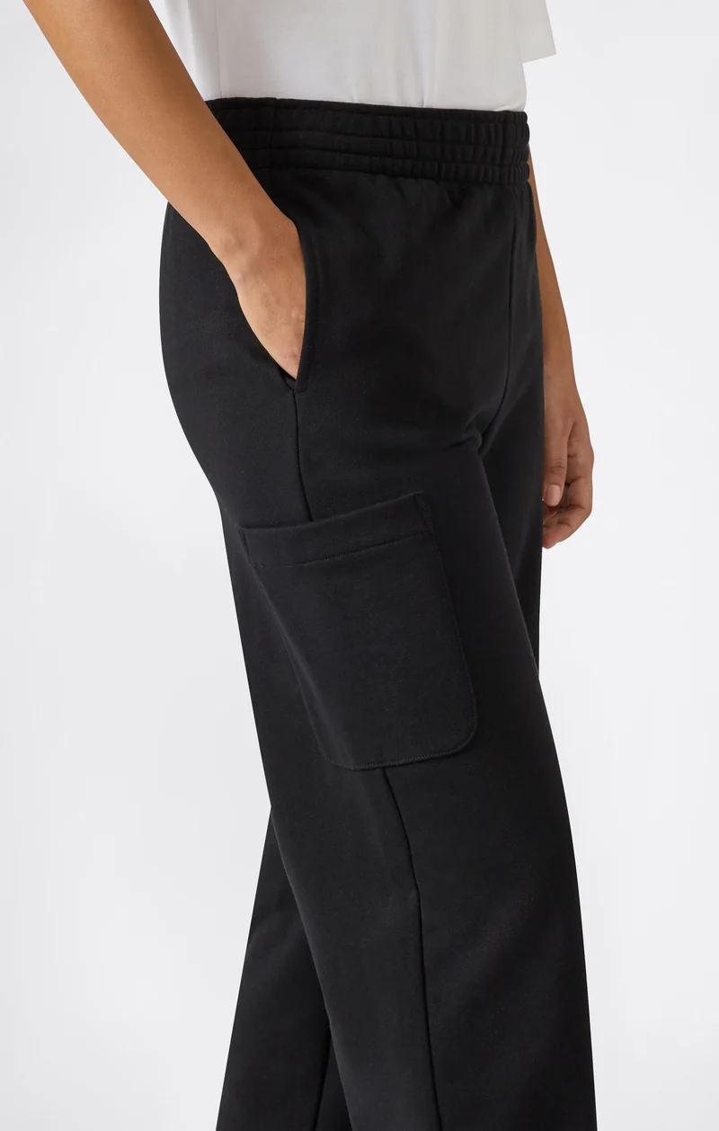Women’s Lightweight Wide Leg Fleece Jogger Pants Icons