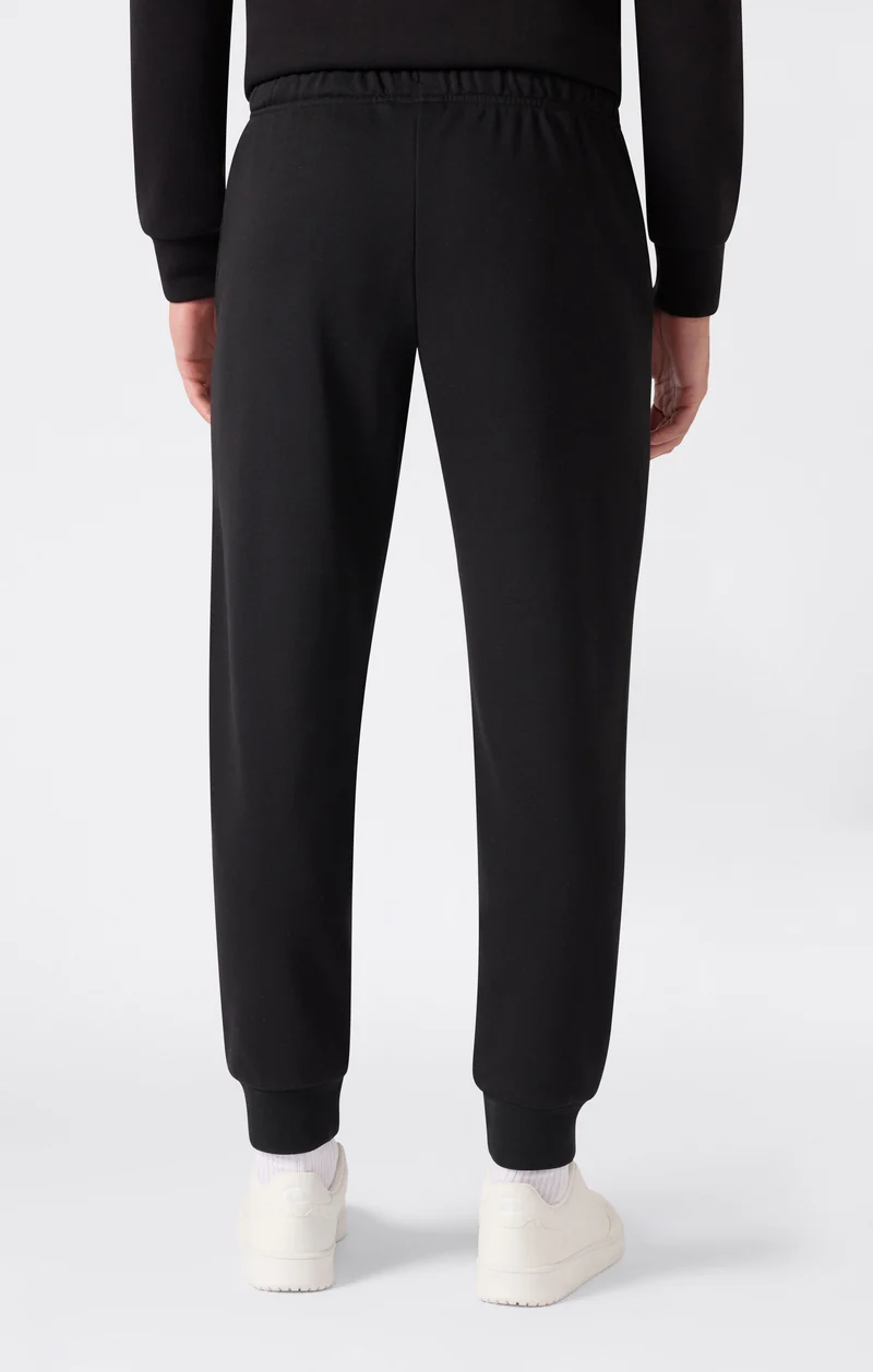 Men’s Lightweight Jogger Pants with Rib Cuffs and Maxi Printed Logo