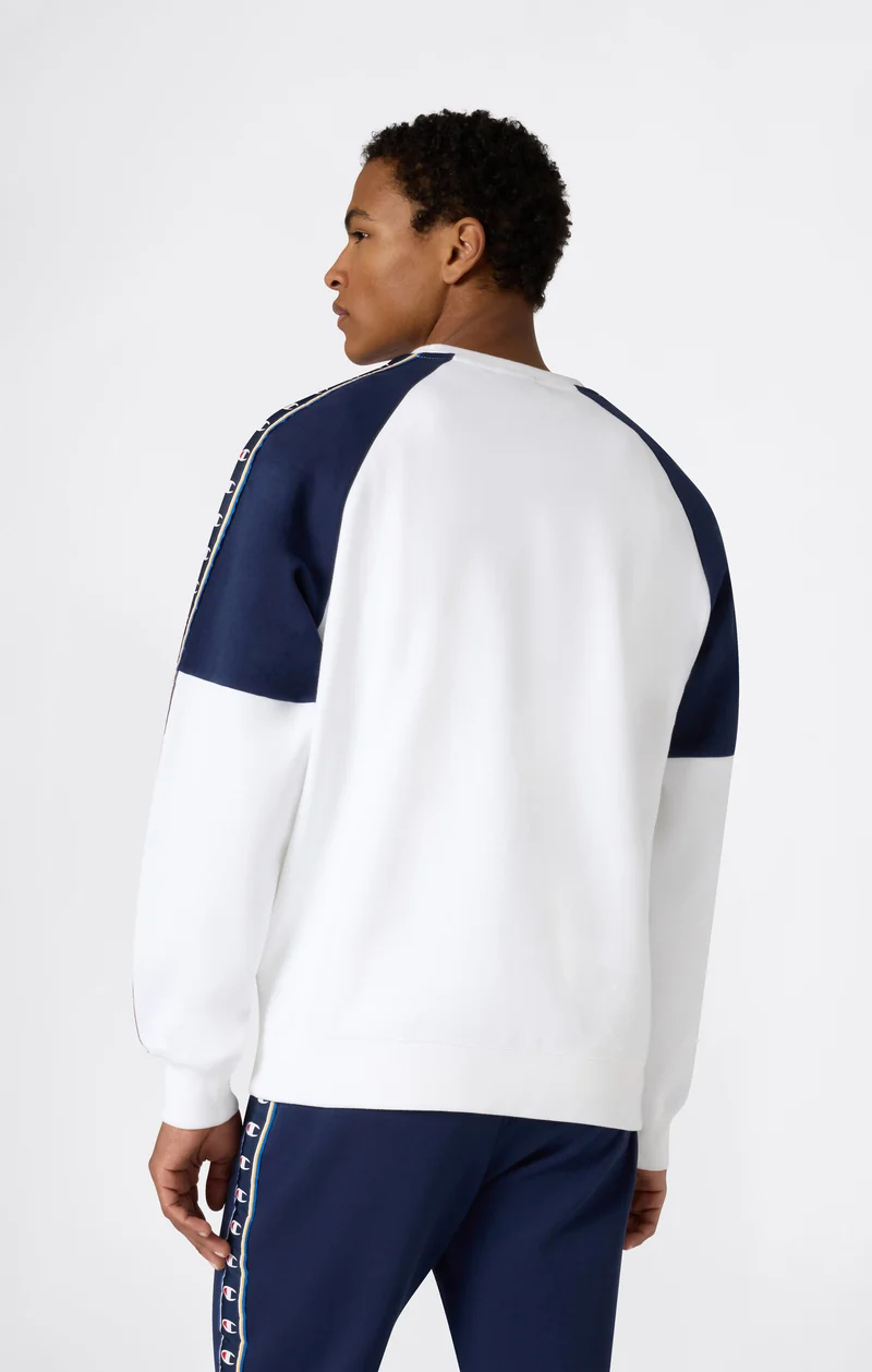 Men’s Interlock Tape Logo Crewneck Sweatshirt
